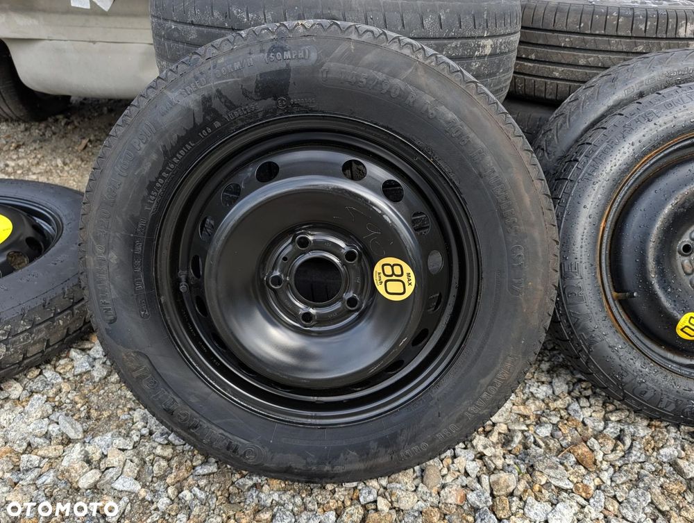 KOŁO ZAPASOWE DOJAZDOWE DOJAZDÓWKA NISSAN 5X114,3 145/90 R16 ET40 40300JD077 - 1