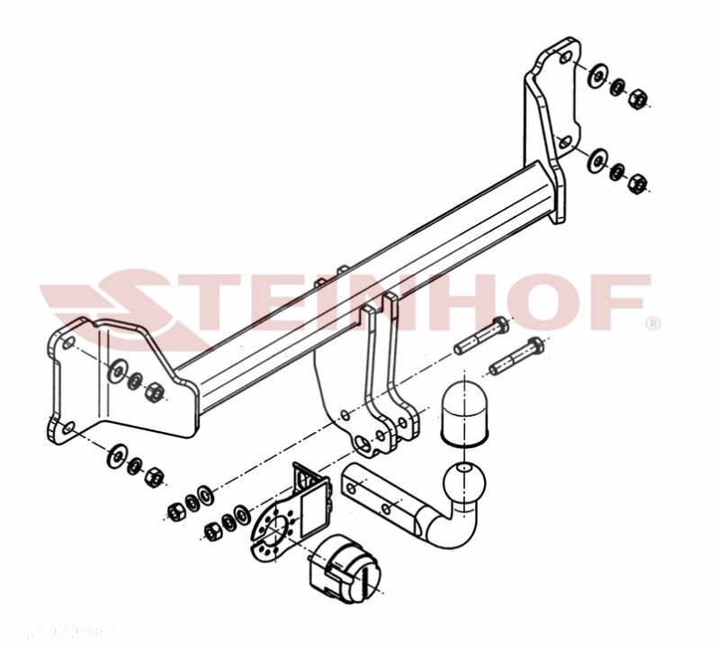 Hak holowniczy + MODUŁ 7PIN do BMW X4 F26 od 2014 do 2018 - 2