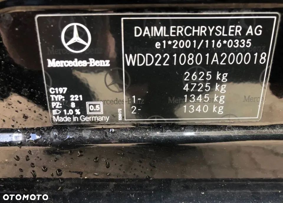 Mercedes-Benz Klasa S 320 CDI 4-Matic - 18