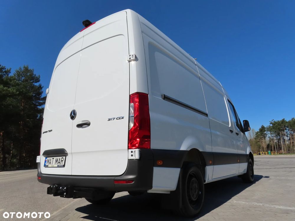 Mercedes-Benz Sprinter 317 CDI 170 KM 9G-Tronic Automat Model 907, L2H2 Furgon Blaszak, Wysoki Dach, 5932 mm Dł, FULL LED, HAK 3500 Kg, Rozstaw Osi 3665 mm, Ładowność 1174 Kg, WZMACNIANY,  Stan Wizualny I Techniczny NOWY Tak Jak Z Taśmy Produkcyjnej Gotowy Dostępny OKAZJA POLECAM - 9