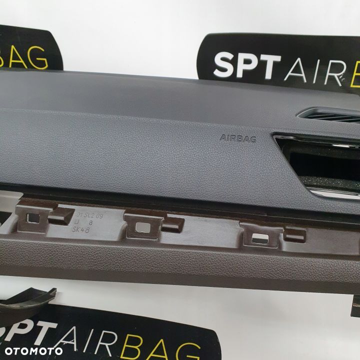 SKODA SUPERB III 3 DESKA ROZDZIELCZA KONSOLA KOKPIT PULPIT PODUSZKI AIRBAG AIR BAG PASY KURTYNY KIT SET - 6