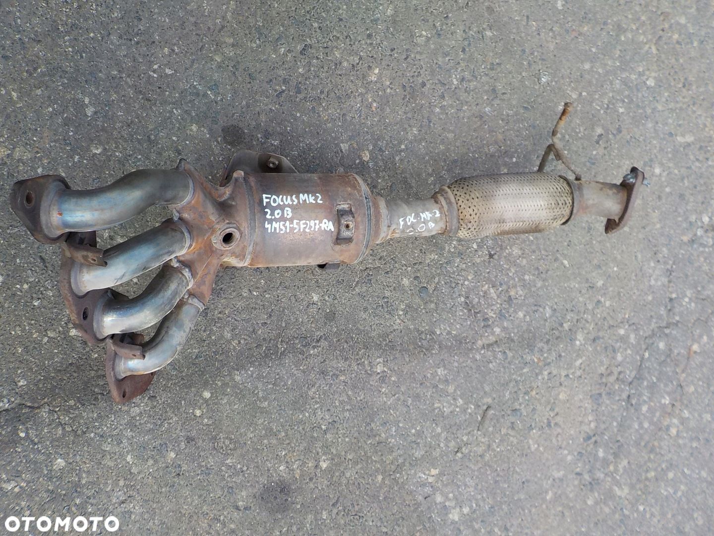 kolektor wydechowy katalizator ford focus mk2 2,0 16v - 1