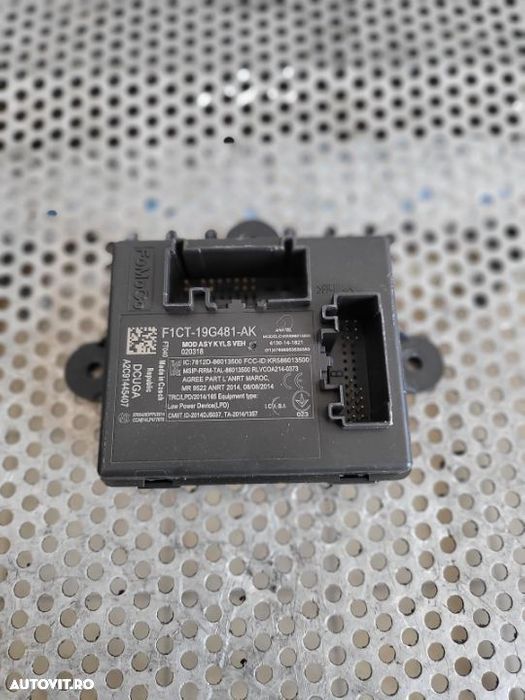 Modul ECU Keyless Entry Ford Kuga 2 II An 2014-2020 Cod F1CT-19G481-AK - 1