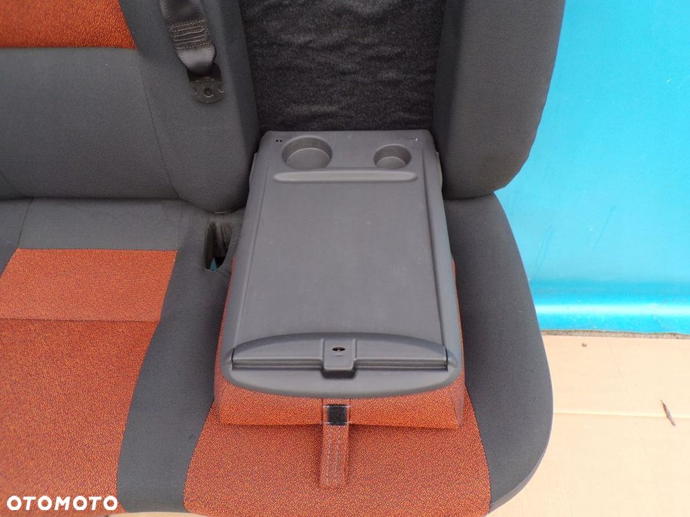 DUCATO 2006- fotel PODWÓJNY KANAPA pasażera prawy ze STOLIKIEM RUDY - 2