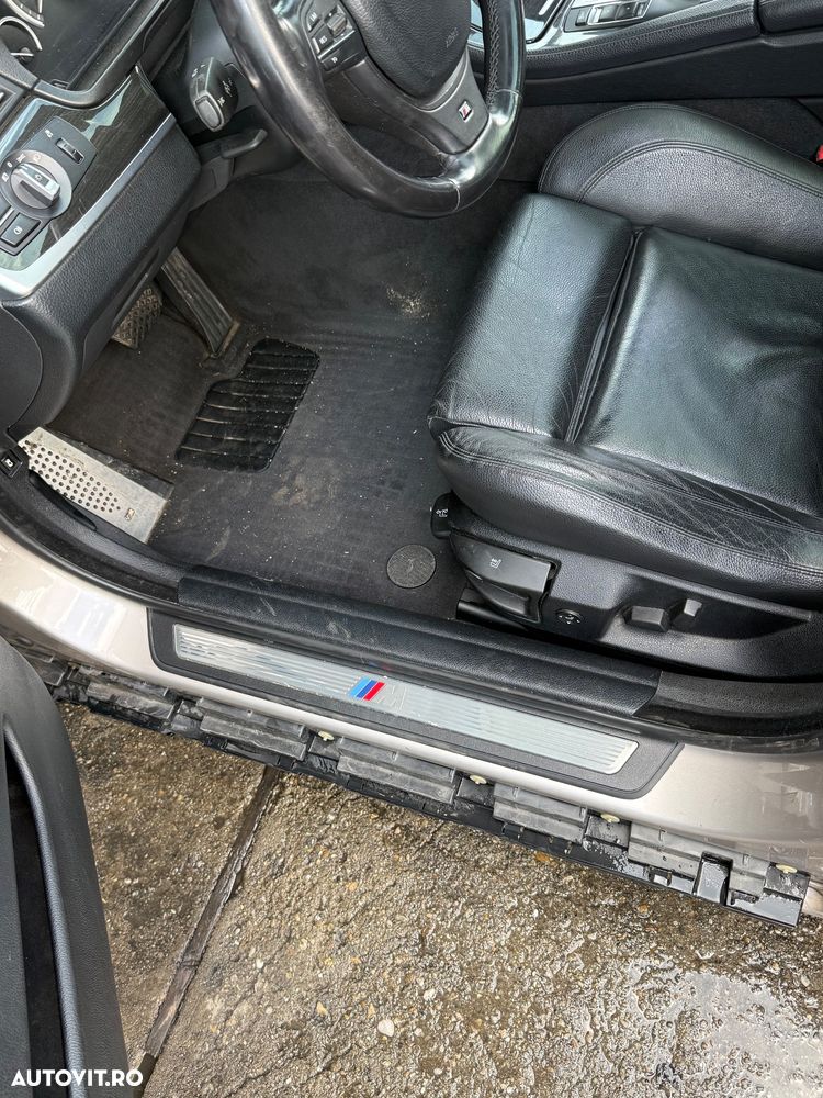 Interior Piele Neagră BMW Seria 5 F10 / F11 - Scaune Sport LHD (520d 530d 535d) MP Mpachet pachet M dezmembrări 535d 313 model M - 13