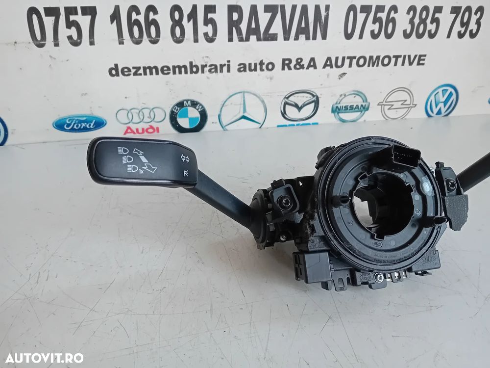 Ansamblu Spira Volan SZL Maneta Semnalizare Stergatoare Vw Passat B8 5Q1953521M 5Q1953569 An 2015+ - 3