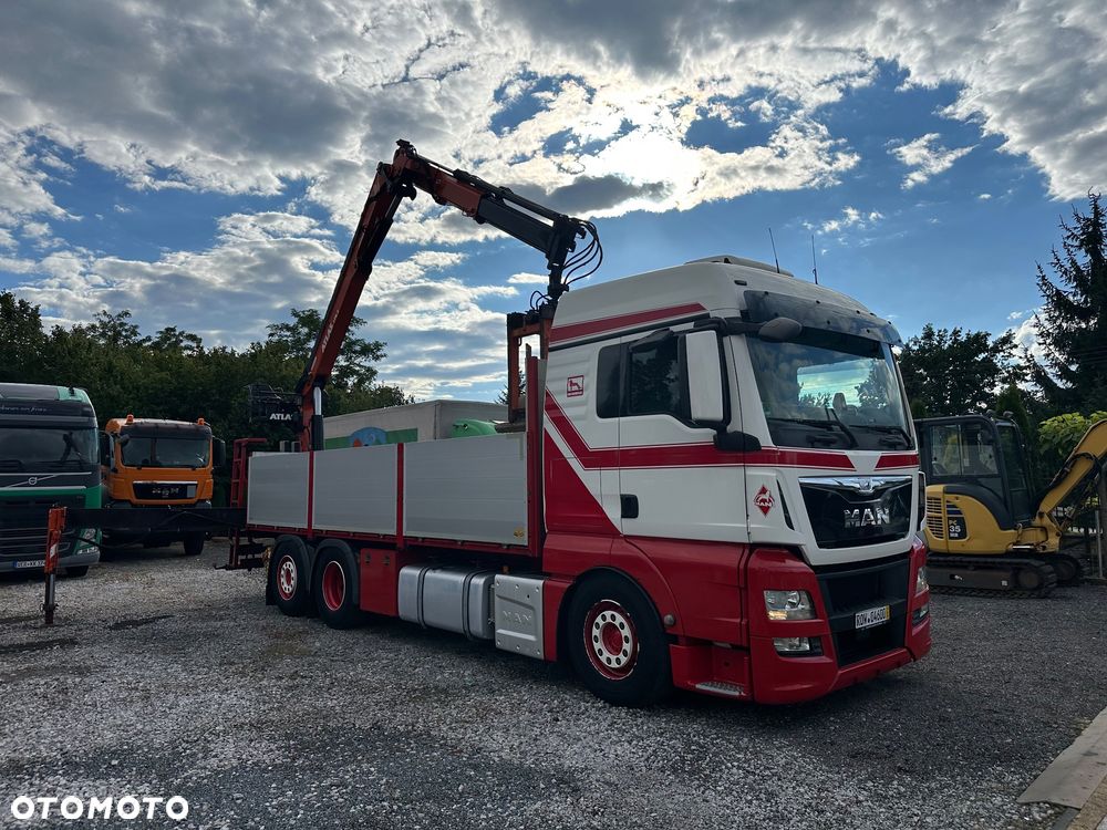 MAN TGX 480 HDS z Niemiec 600tkm 2017r skręta os skóry klima full air - 2