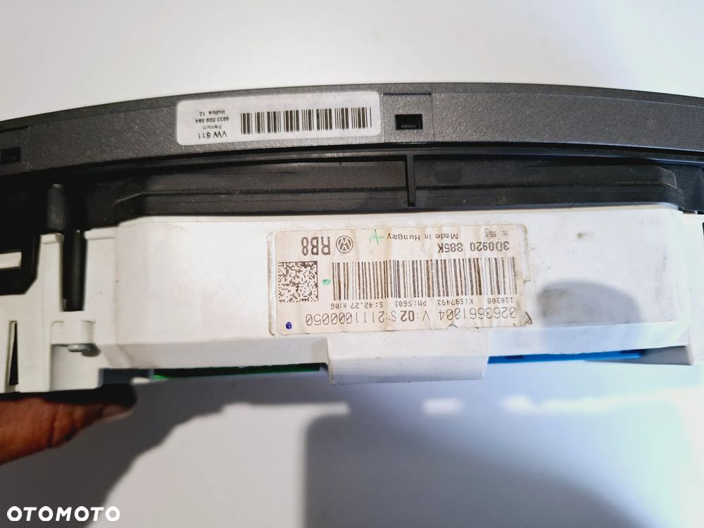 Licznik Zegar Phaeton TDI 3D0920885K Europa - 7