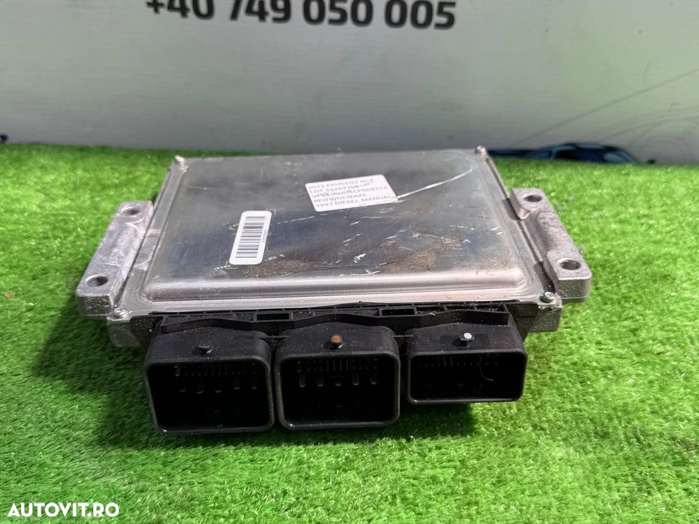 CALCULATOR MOTOR ECU PEUGEOT RCZ 2012 2.0 DIESEL / COUPE 2 USI COD OEM 9801556080 9666912580 2010-2015 - 4