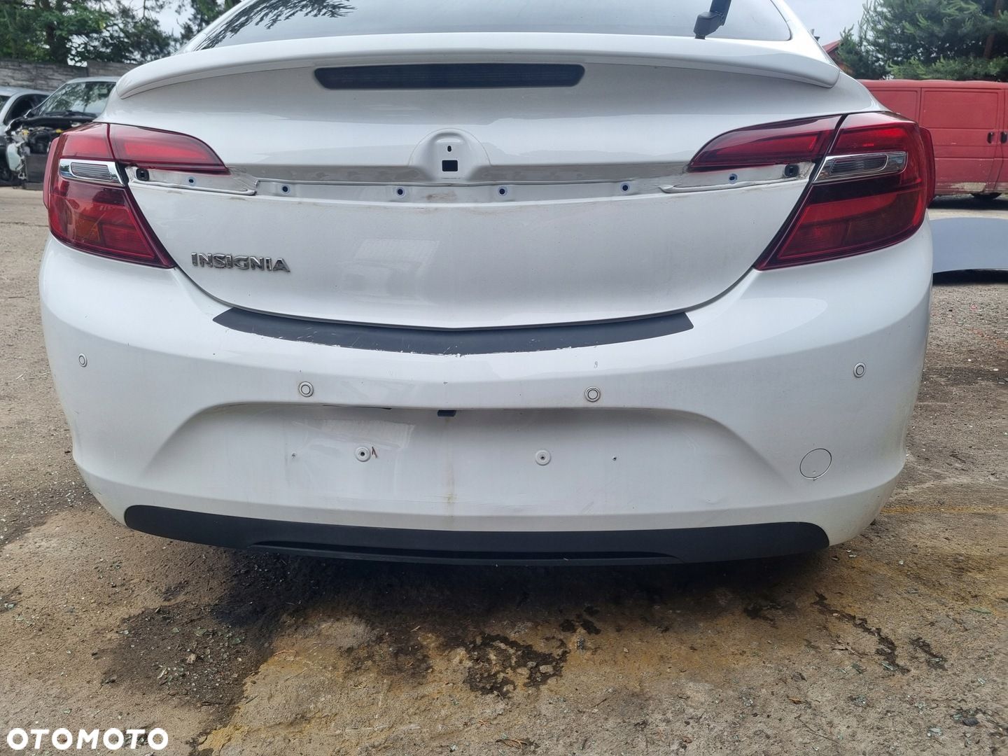 OPEL INSIGNIA A 13-17 LIFT 2014 r. Z40R HB ZDERZAK TYŁ TYLNY PDC - 1