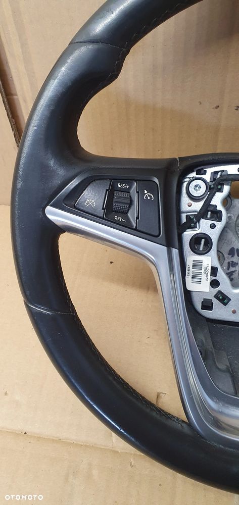 Kierownica multifunkcyjna multifunkcja skórzana skóra Opel Insignia A 13316547 - 5