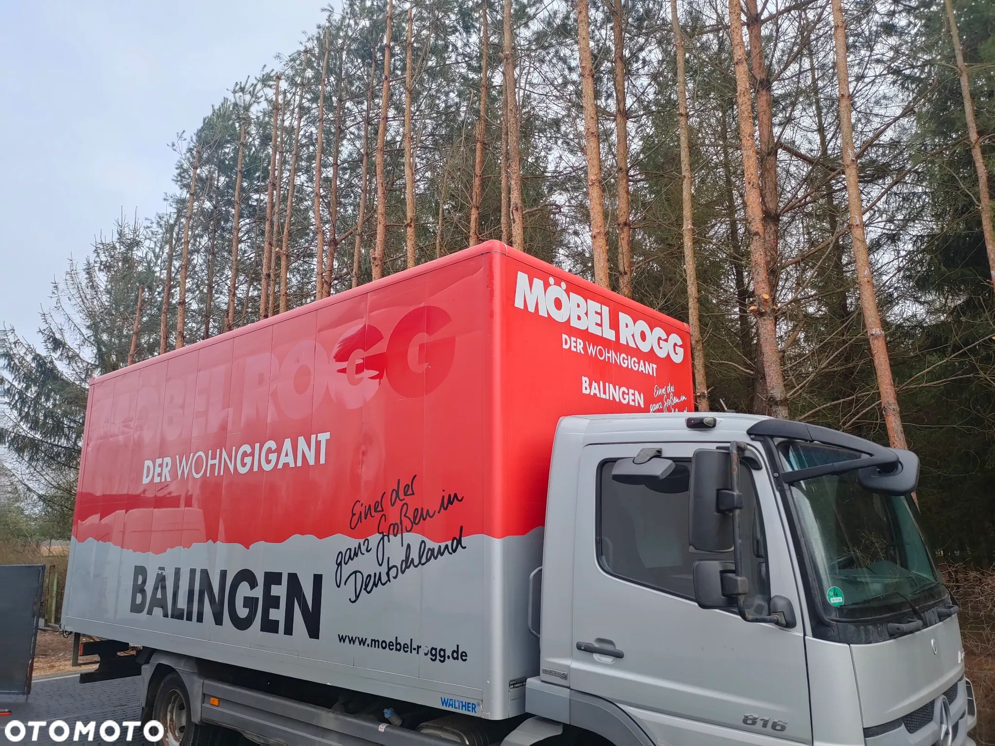 KONTENER MERCEDES ATEGO 610X250X270 MAGAZYN GARAŻ - 1