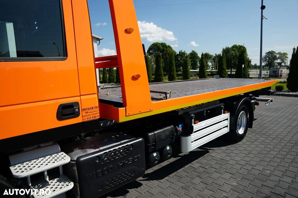 Iveco EUROCARGO / REMORCA AUTO HIDRAULICĂ / PLATFORMĂ - 6 M / REMORCA DUPĂ CU 6 LOCURI / TRONIU / EURO 6 - 20