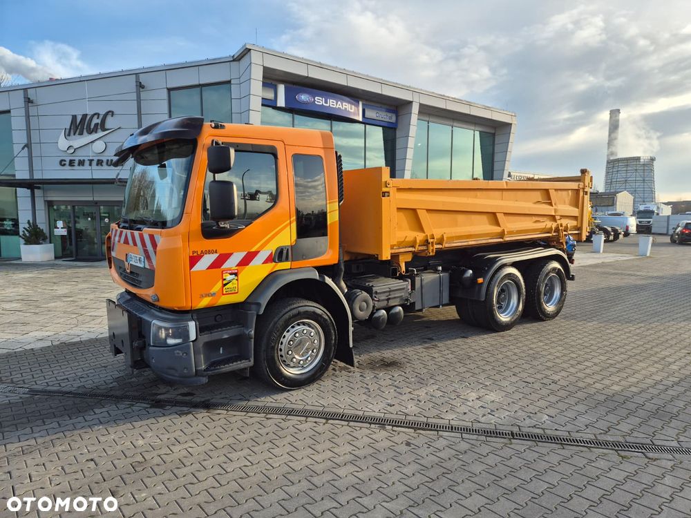 Renault PREMIUM DXI LANDER D 370 / 6X4 / WYWROTKA TYŁ / HYVA / HYDROBURTA Z BOKU / CZOŁOWNICA / NISKI PRZEBIEG / BEZWYPADKOWY / 6X4 / EURO 4 - 21