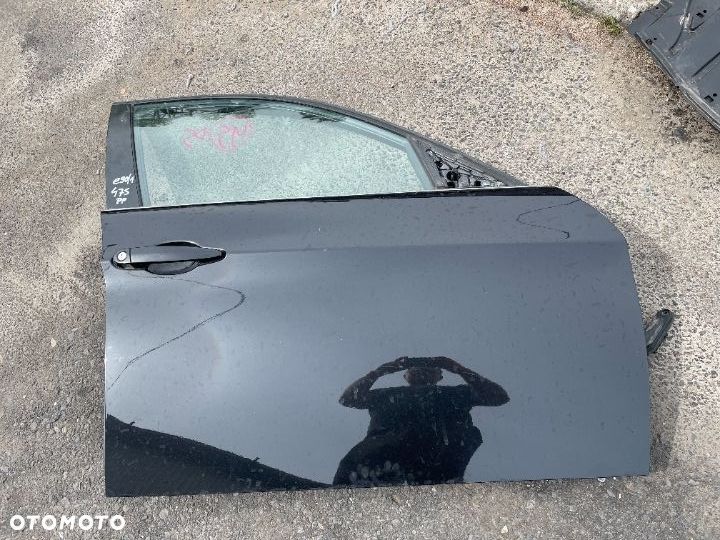 Drzwi przednie prawe Bmw e90 e91 kompletne Black Sapphire 475 - 1