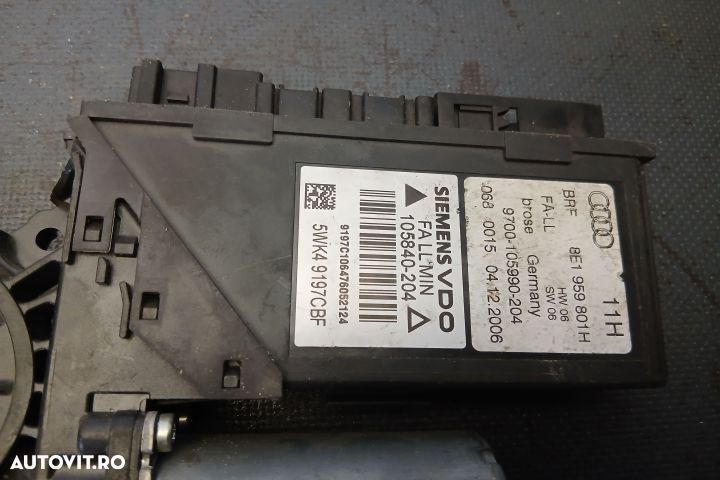 Motoras macara geam fata stanga 8E1959801H 0130821765 8E1959801H 0130 - 3