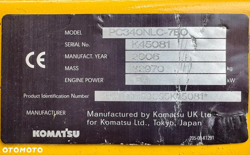 Komatsu PC340NLC-7EO - 9
