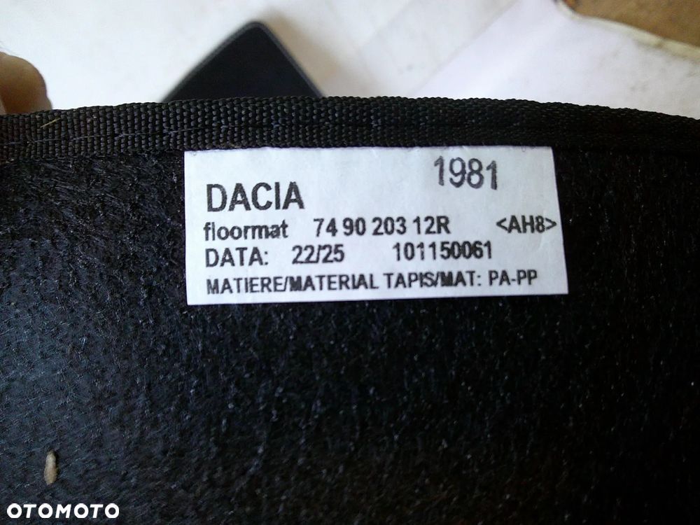 dacia jogger dywaniki nowe oryginał welurowe - 3