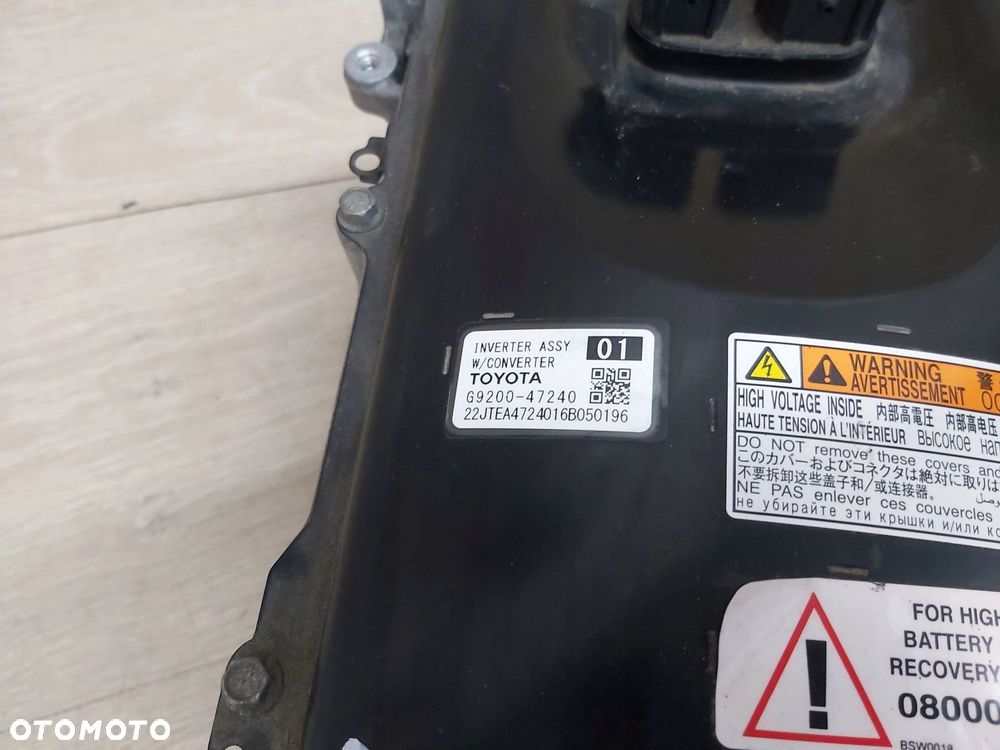 Toyota Prius IV 1,8 xw50 inwerter falownik g9200-47240 - 14