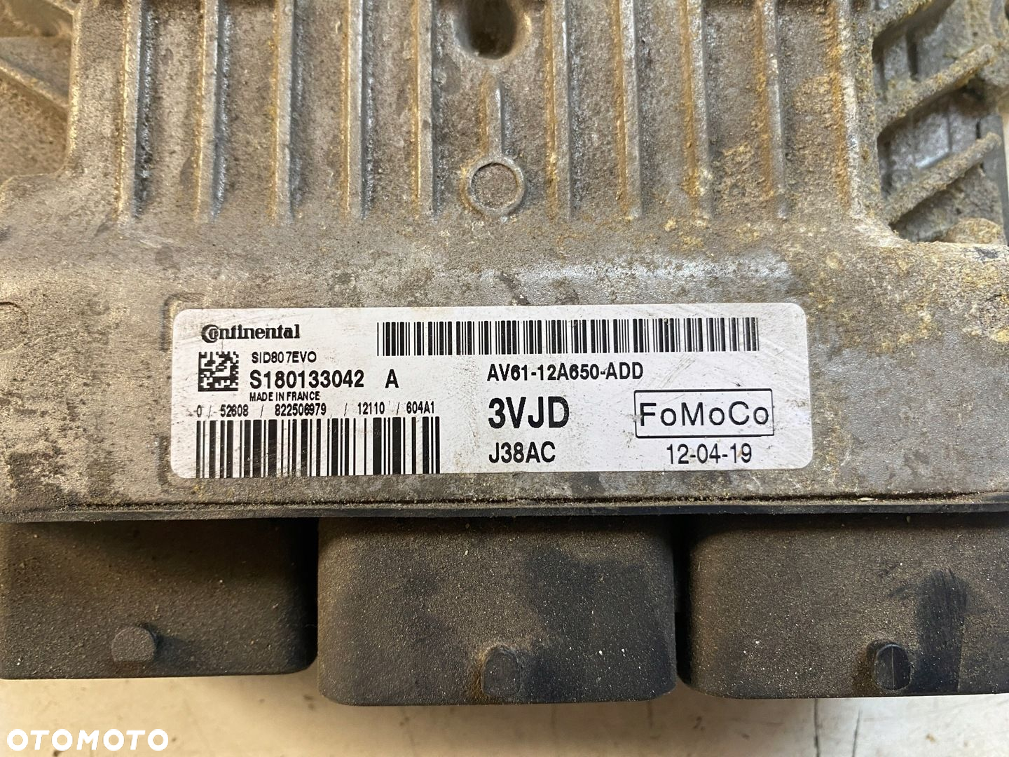 FORD C-MAX 1.6TDCI STEROWNIK AV61-12A650-ADD - 2