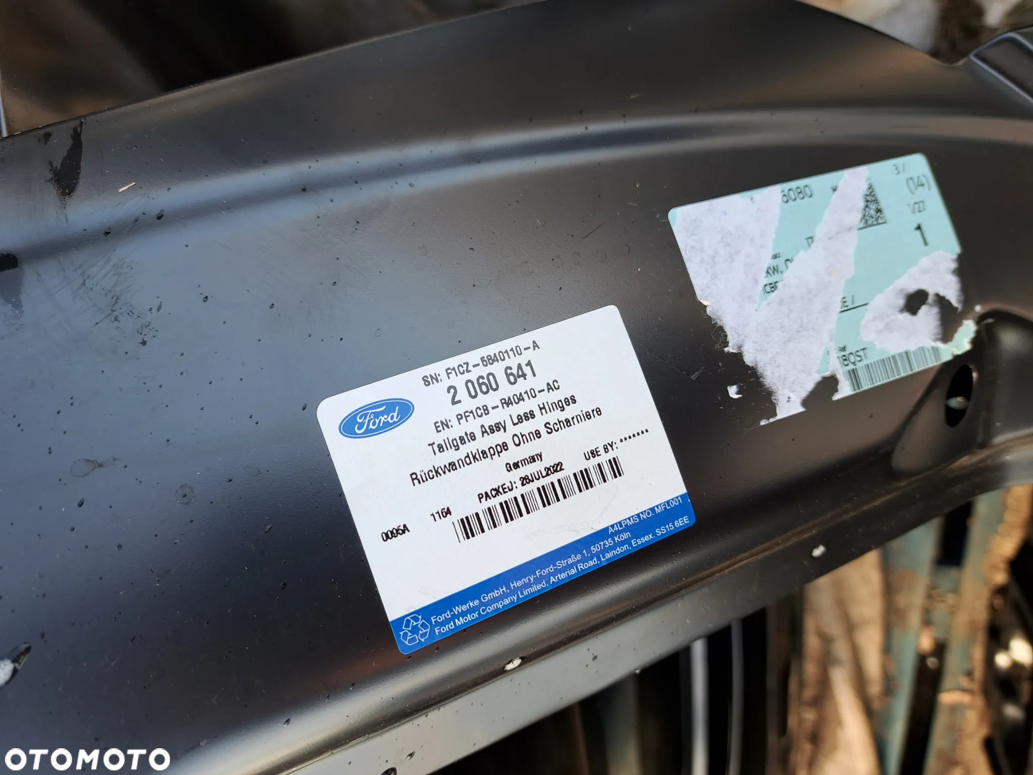 Klapa tył tylna Ford C-Max II MK-2 Lift 2060641 PF1CB-R40410-AC 2015 2014-2019 klapa pokrywa bagażnika Ford C-Max MK-2 II Lift - 6