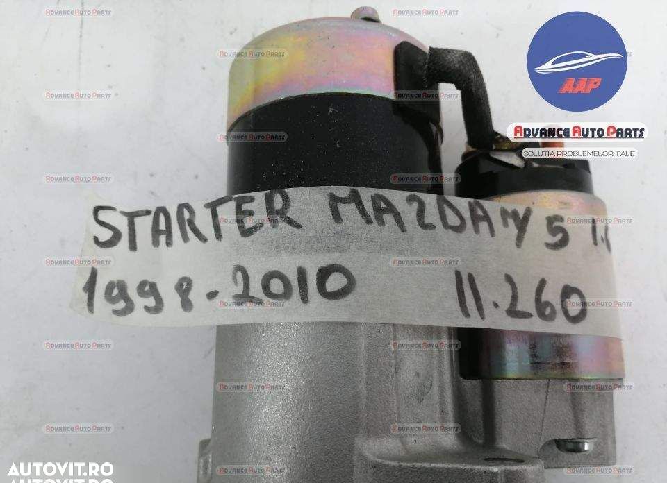 Electromotor Starter 1.6i an 1998-2010 piesa noua originala Mazda MX-5 - 5
