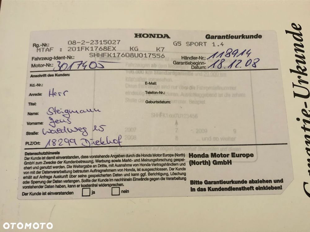 Honda Civic 1.4i-DSi Comfort - 20