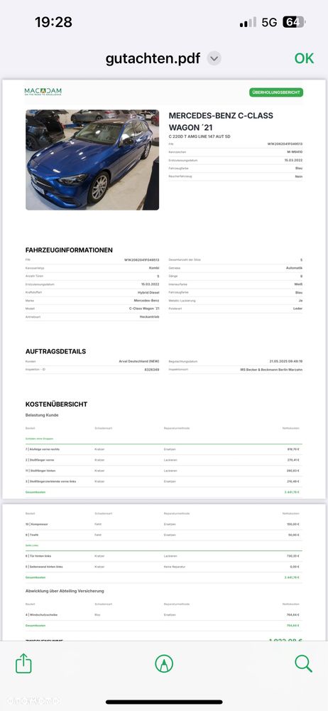 Mercedes-Benz Klasa C 220 d 9G-TRONIC AMG Line - 25