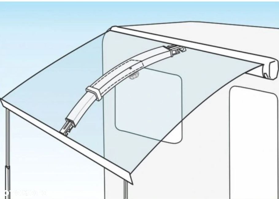 RAFTER PRO DRĄŻEK TELESKOPOWY MARKIZY FIAMMA F45/F65/F80 142-265cm - 1