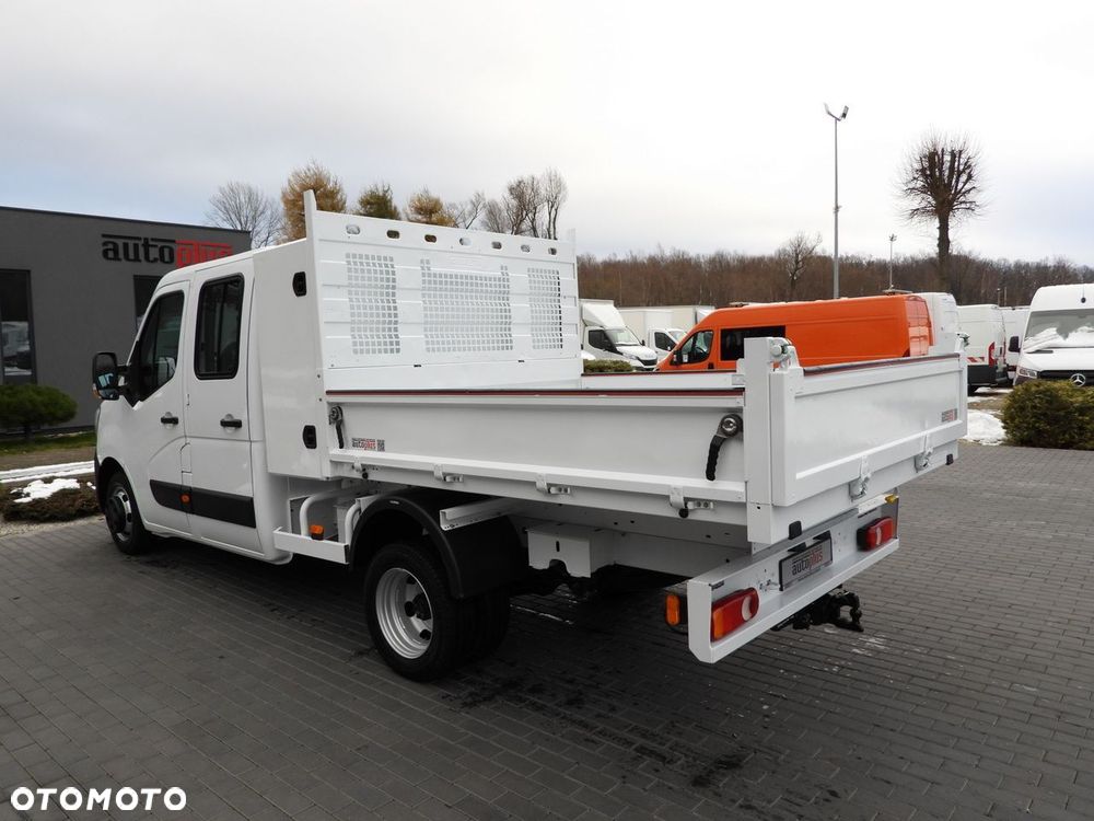 Renault MASTER WYWROTKA PODWÓJNA KABINA DOKA 6 MIEJSC TEMPOMAT LEDY BLIŹNIACZE KOŁA KLIMATYZACJA  145KM - 10