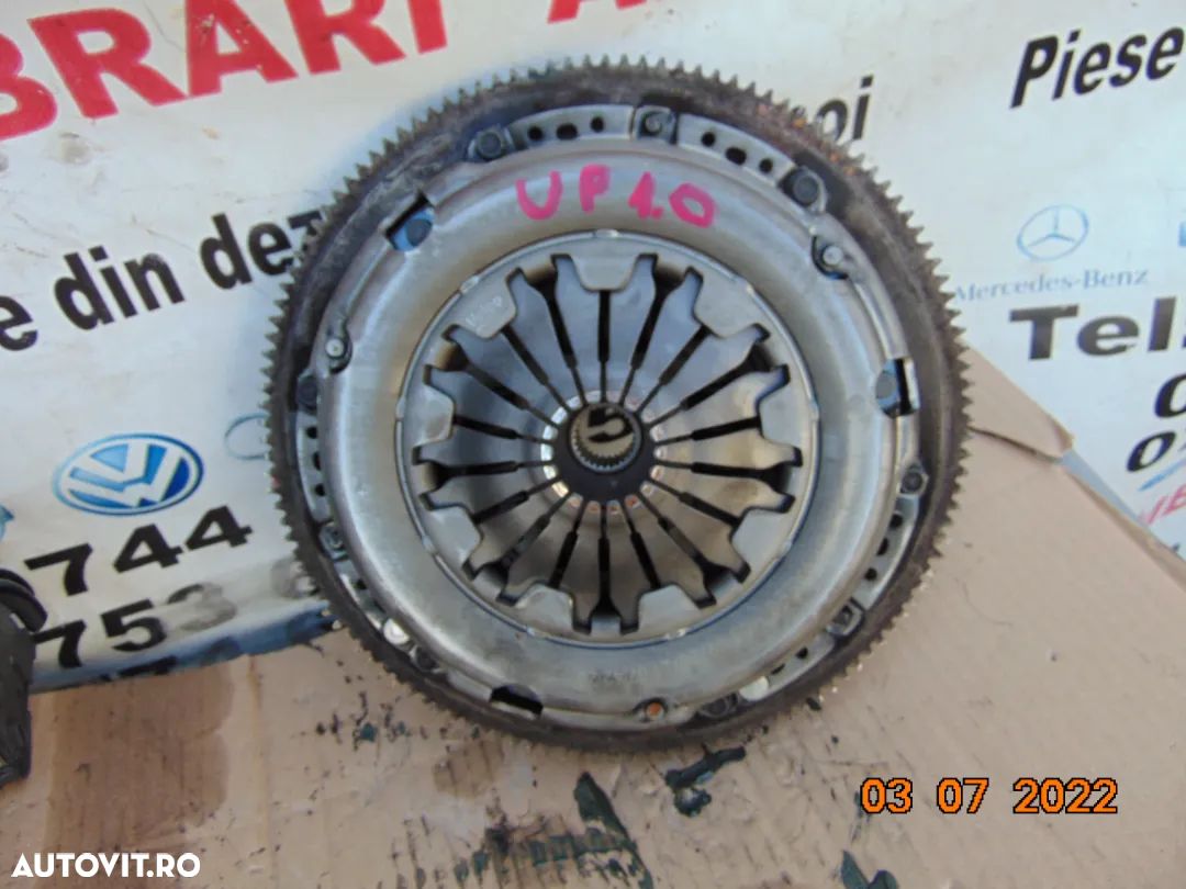 Kit ambreiaj VW Up 1.0 Seat MII Skoda CitiGo 1.0 placa presiune disc ambreiaj volanta 30.000km - 1