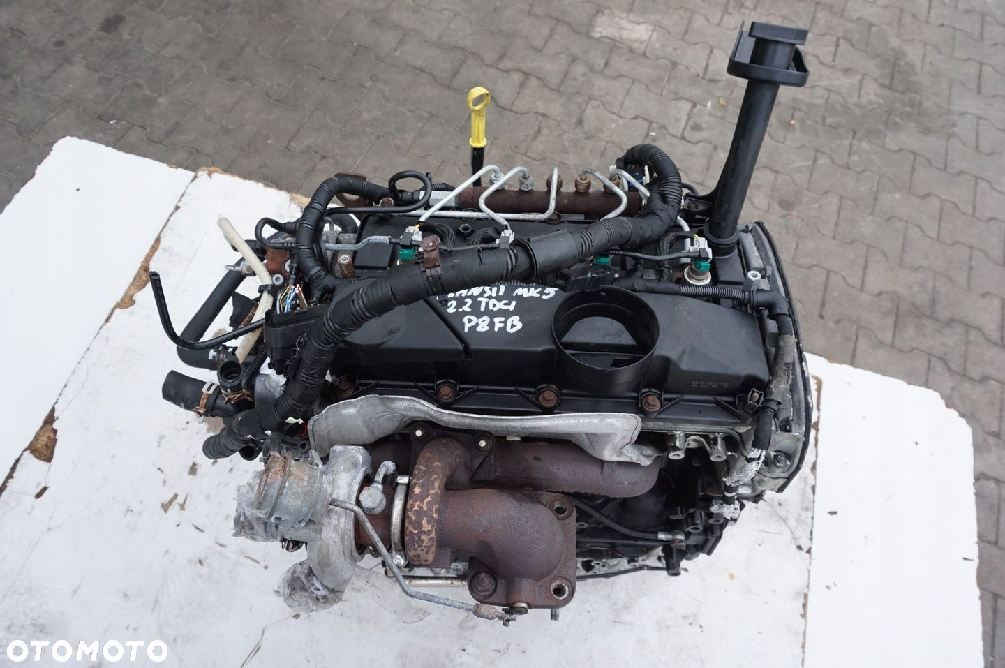 SILNIK FORD TRANSIT MK5 V 2.2 TDCI P8FB 104 TYŚ KM KOMPLETNY - 6