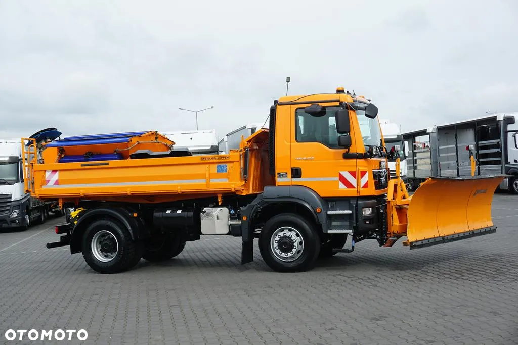 MAN TGM / 18.250 / E 6 / 4 X 4 / WYWROTKA 3 STRONNA / ŁAD. 10 060 KG / JAK NOWY - 4