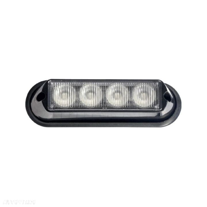 Stroboscop Profi, Lampa Speciala De Avertizare, Carcasa Aluminiu, Galbena, 132 mm - 4