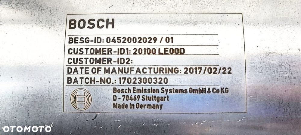 FILTR CZĄSTEK STAŁYCH DPF FAP NISSAN CABSTAR NT400 3.0 D - 2