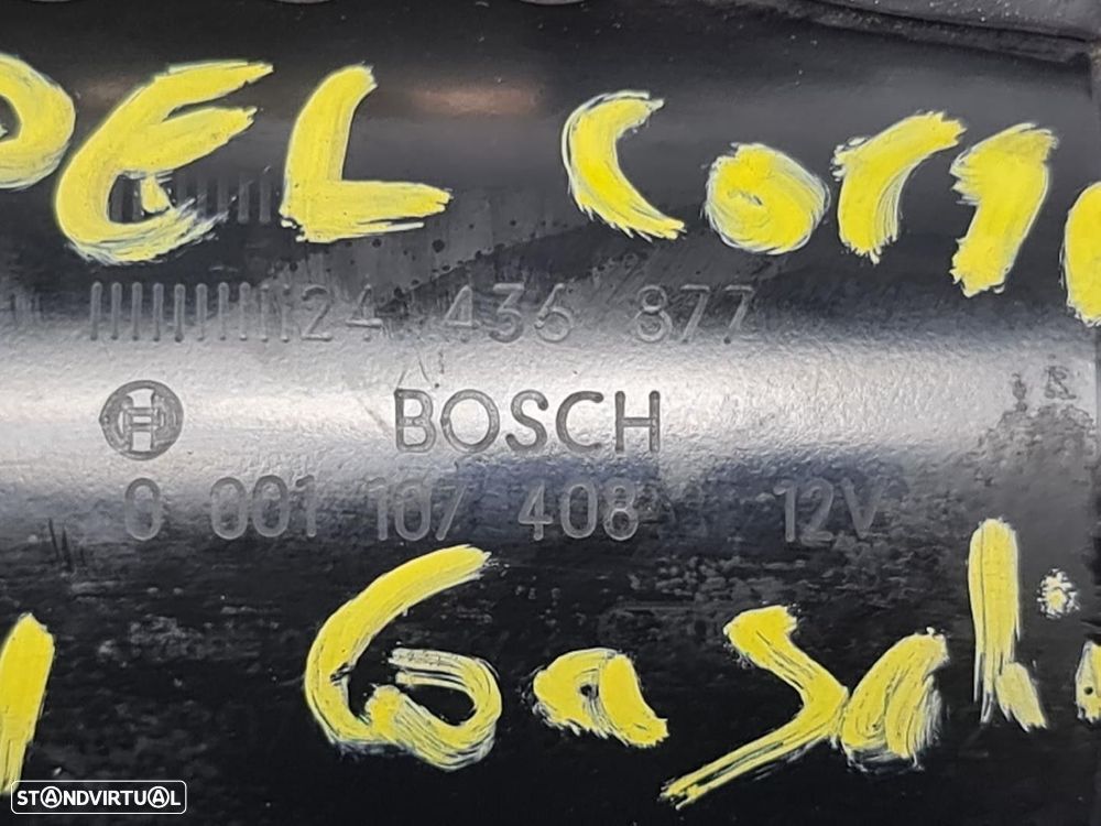 MOTOR ARRANQUE OPEL COMBO FURGÃO/BREAK FAMILIAR 2001 -0001107408 - 1