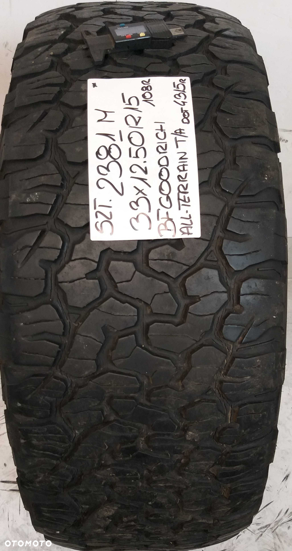 Szt2381M Sztuka 33X12.50R15 108R BF-GoodRich All-Terrain T/A dot.4315