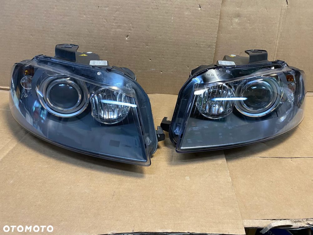 lampy audi a3 8P bi xenon nie skrętny komplet eu całe - 1