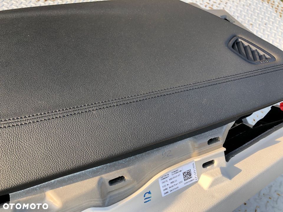 BMW 5 6 G30 G31 G32 DESKA KONSOLA KOKPIT PULPIT PÓŁKA PARAPET PODUSZKI AIRBAG AIR BAG PASY USA KANADA - 5