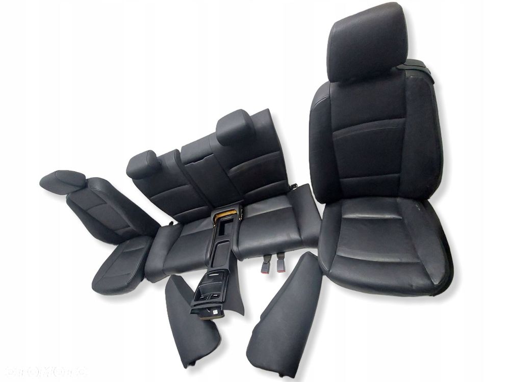 bmw 3 e92 coupe fotel fotele kanapa komplet bmw 3 e92 grzane czarne europa - 1