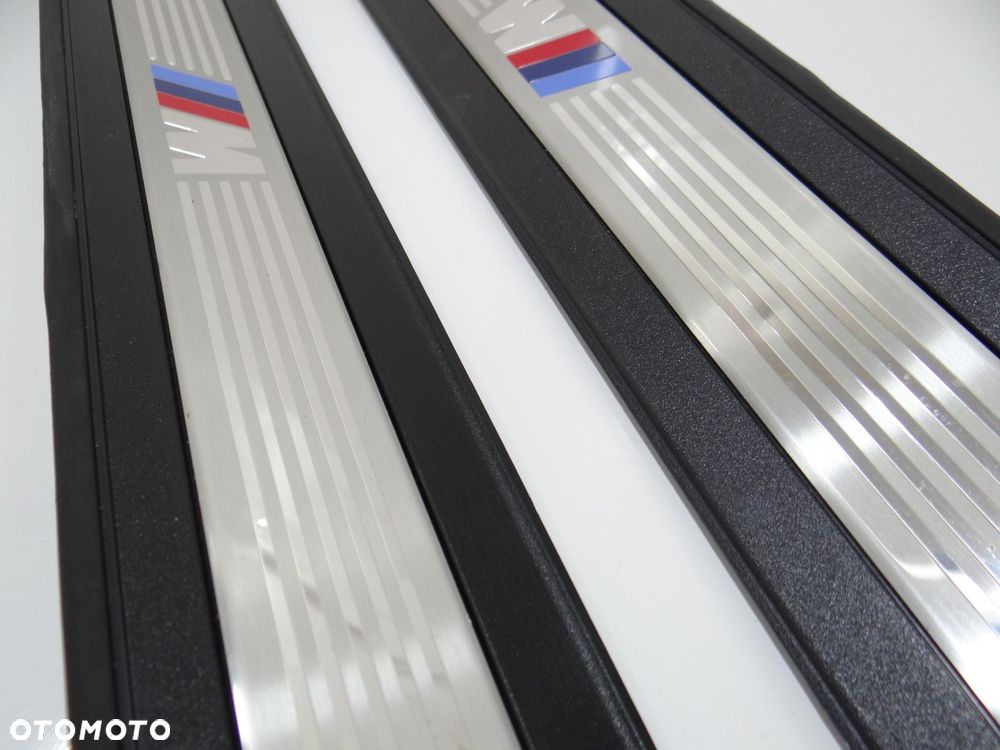LISTWY NAKŁADKI PROGOWE BMW F10 8050054 8050053 KOMPLET M PAKIET (20189727) - 9
