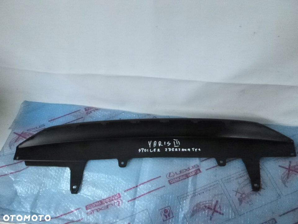 TOYOTA YARIS III 17R- SPOLIER ZDERZAKA TYŁ ORYGINA - 3