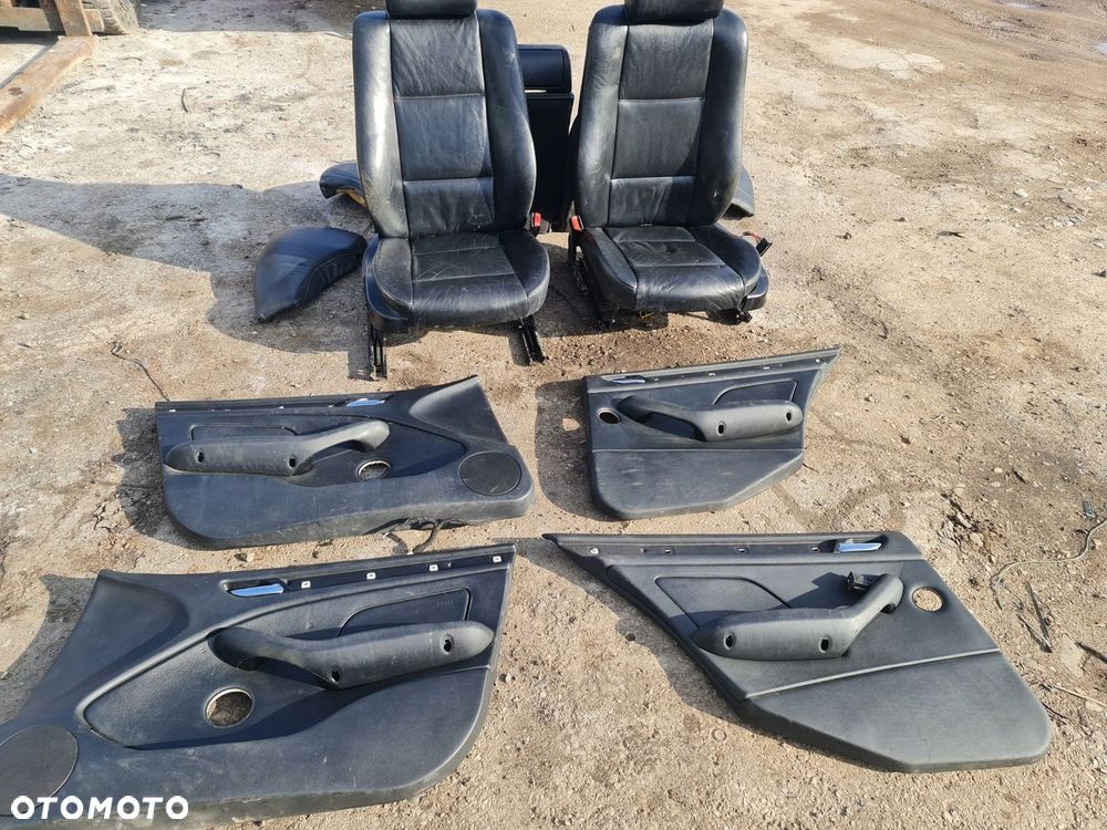 FOTEL FOTELE KANAPA BOCZKI SKÓRA0 BMW E46 KOMBI - 9