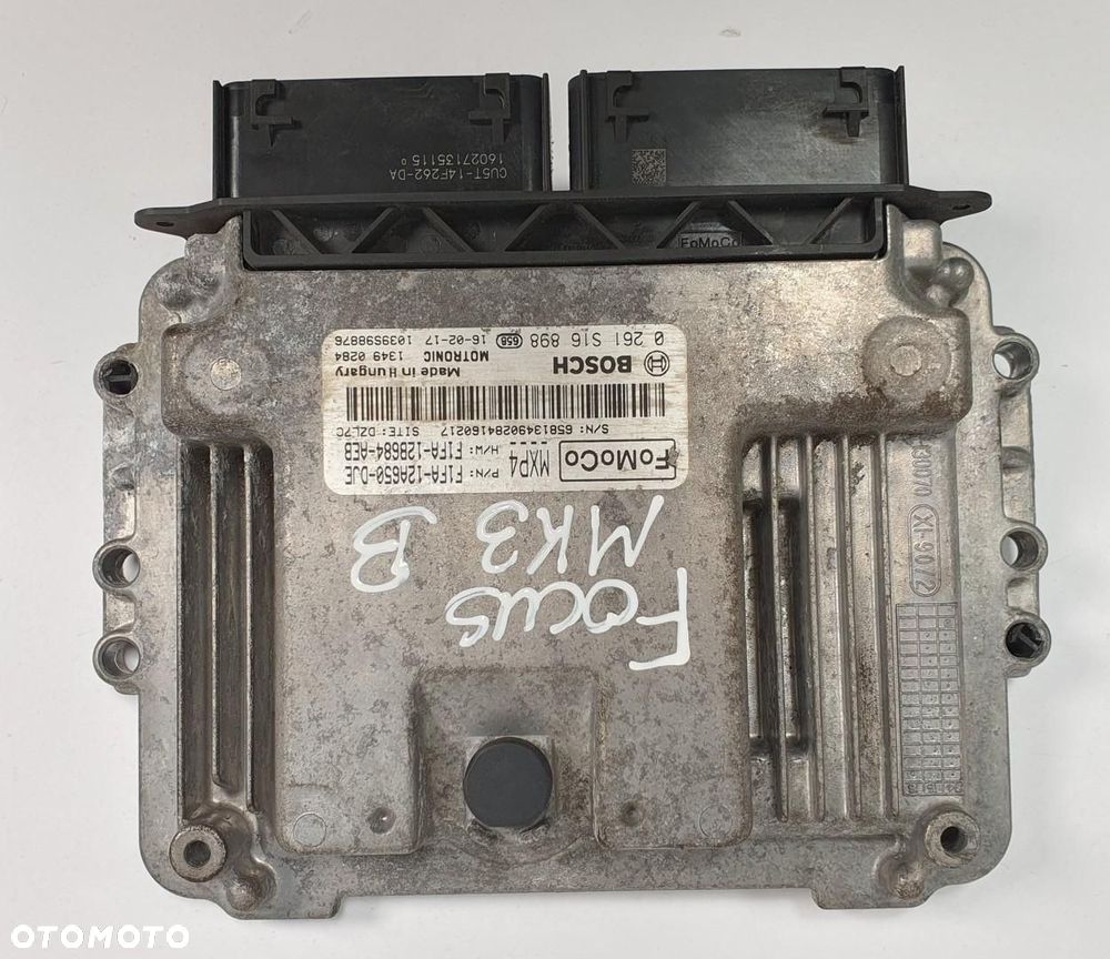 KOMPUTER STEROWNIK SILNIKA FORD FOCUS MK3 1.0 ECOBOOST F1FA-12A650-DJE - 1