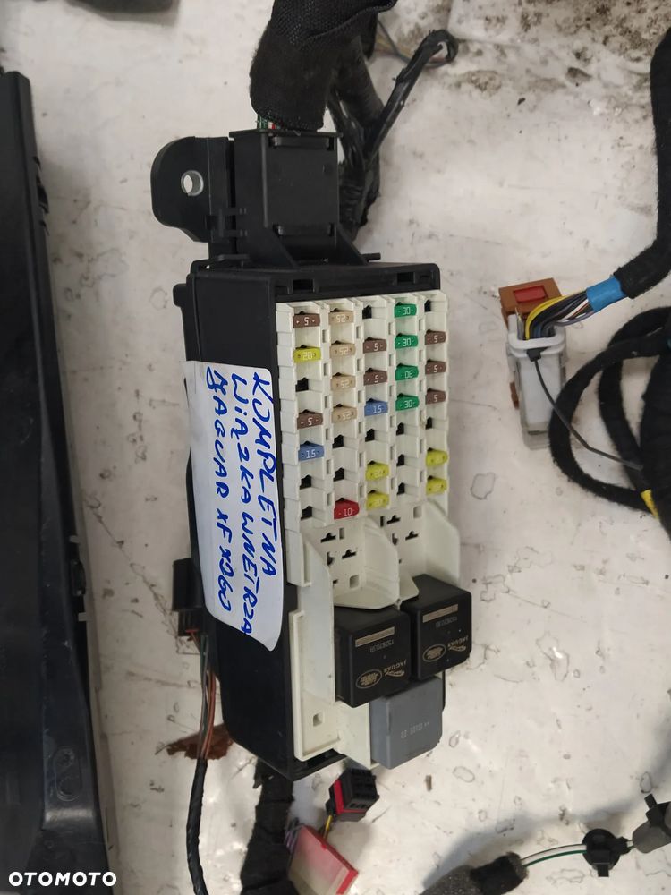 JAGUAR XF X260 2.0 PRZEWODY KABLE INSTALACJA WIĄZKA WNĘTRZA AUTOMAT LAMPY XENON EUROPA ORYGINAŁ - 9