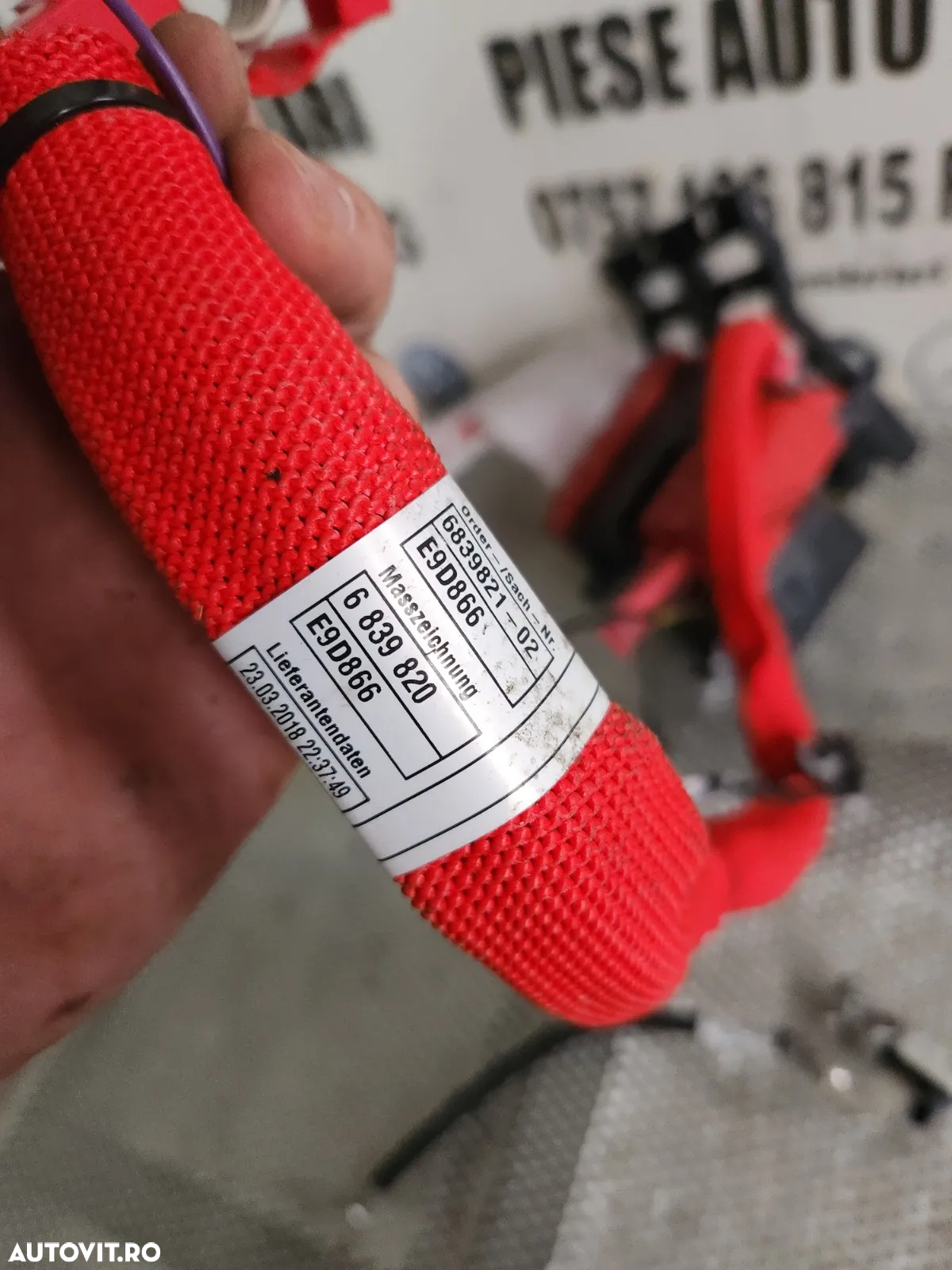 Borna Baterie Plus Minus Capsa Pirotehnica IBS Bmw X3 X4 G01 G02 Cod    Dezmembrez Bmw X3 G01 - Dez - 7
