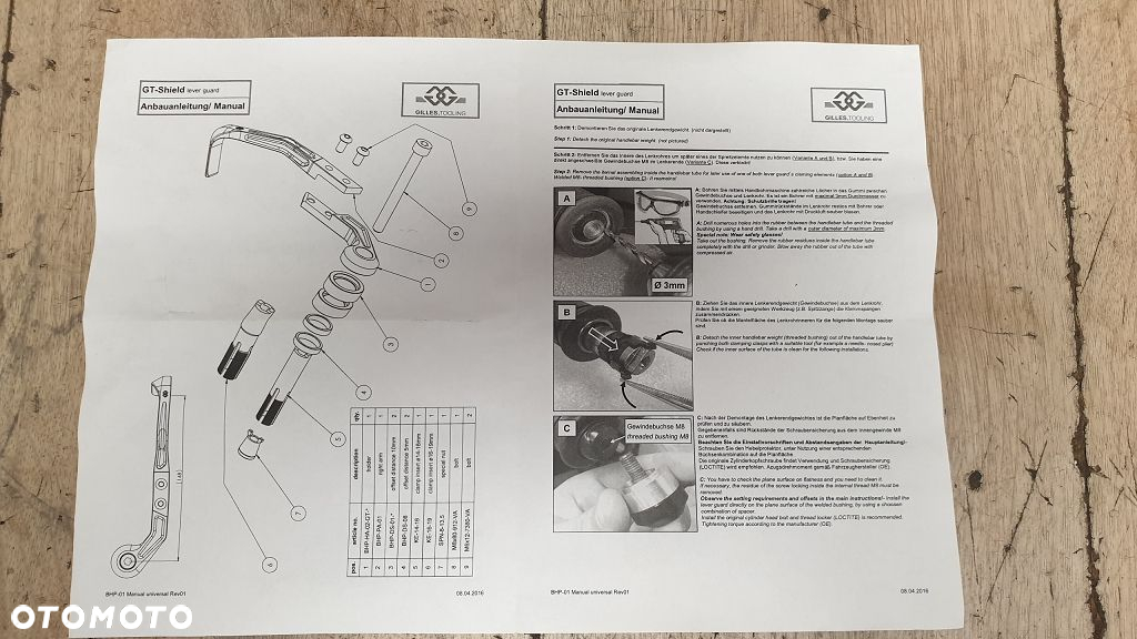 Osłona dźwigni hamulca Gilles Tooling - 7
