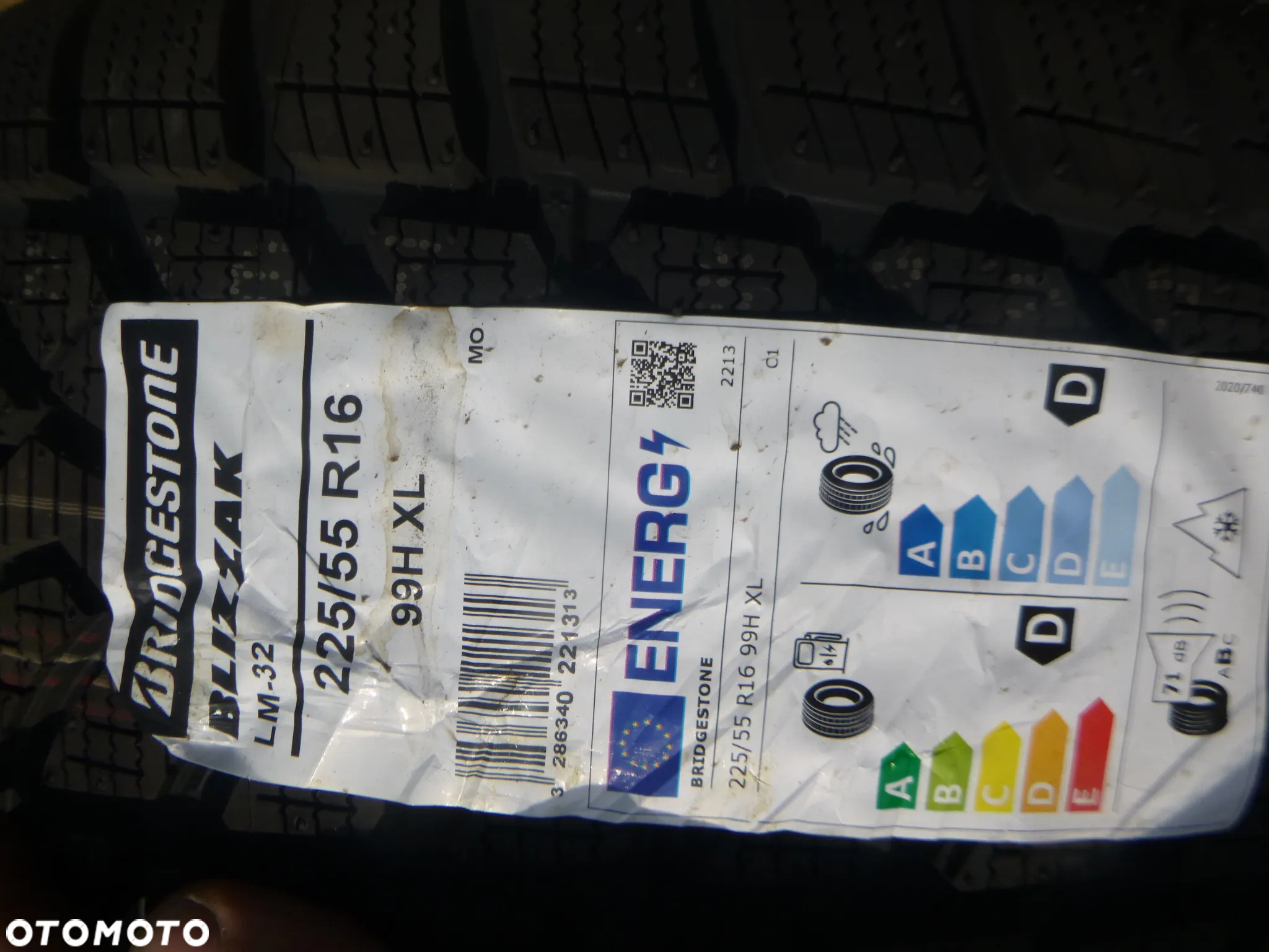 nowa opona zimowa bridgestone blizzak lm32 225/55 r16 99H - 2