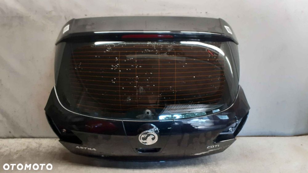) KLAPA TYŁ TYLNA BAGAŻNIKA OPEL ASTRA J 4 IV Z22C CZARNA 5D 5 DRZWI HB - 5