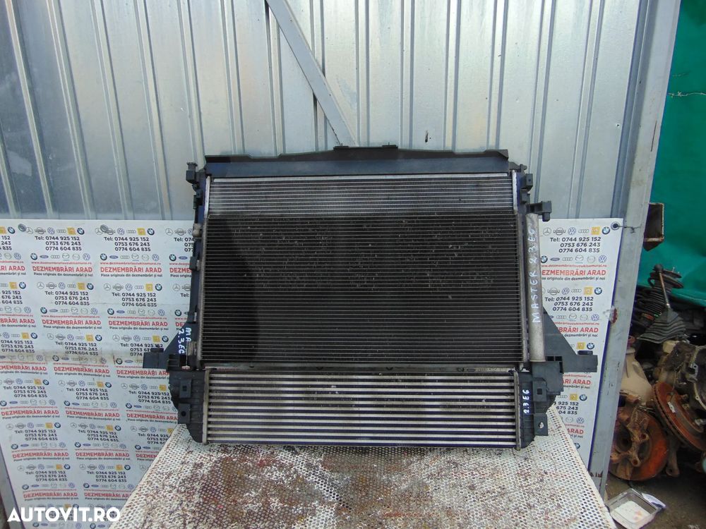 Radiator Renault Master 2.3 Opel Movano Radiator apa clima nissan nv400 intercooler 2.3 euro 5 euro 6 - 1
